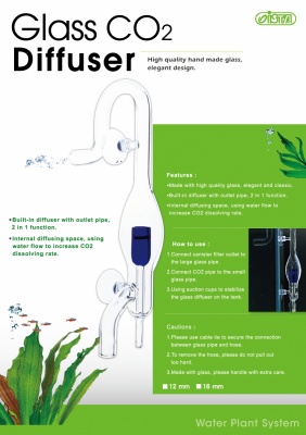 ISTA Glass CO2 Diffuser 12mm 